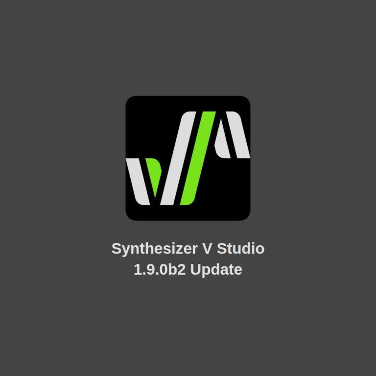 Synthesizer V Studio 1.9.0b2 Update | Dreamtonics